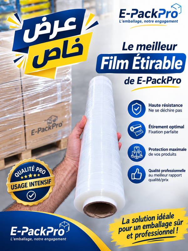 Film étirable transparent 6 piéces