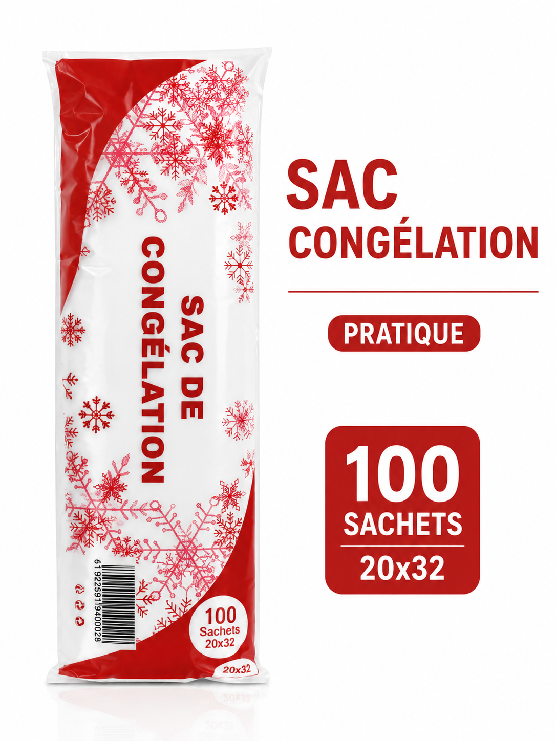 sac alimentaire  20*32 cm rouleaux (5000p)